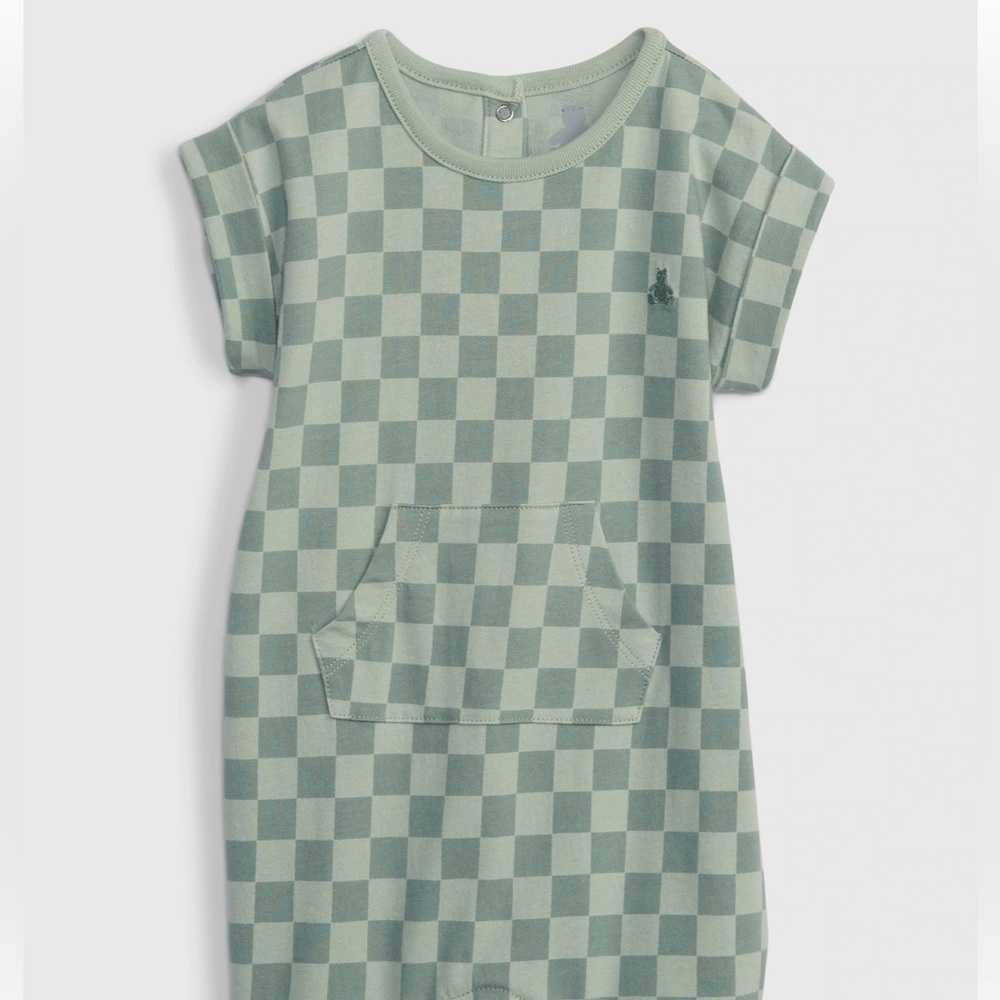 Baby Gap Checkered Shorty One-Piece